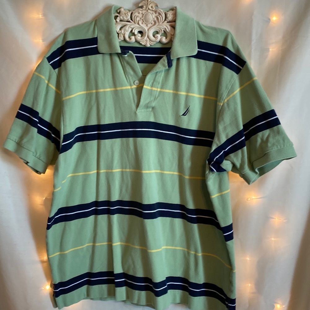 Nautica green polo